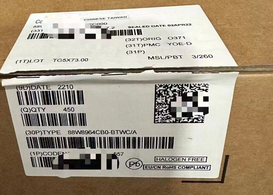 ワイヤレス通信モジュール 88W8964CB0-BTWC/A 160MHz帯域幅 デュアルバンド WiFi SoC