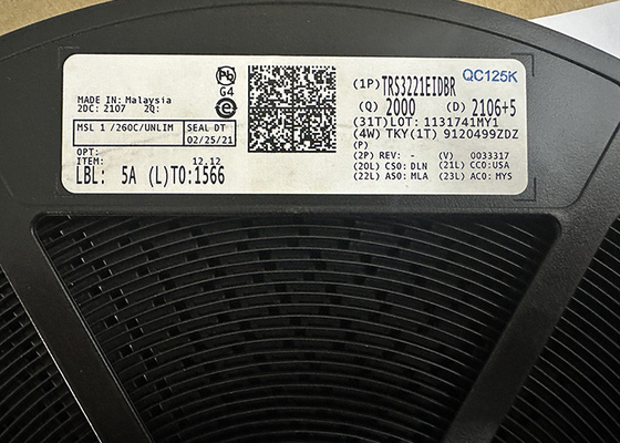 統合回路チップ TRS3221EIDBR 500mV 単チャンネル RS-232 ラインドライバー受信機