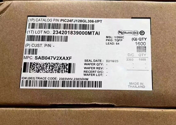 マイクロコントローラー MCU PIC24FJ128GL306-I/PT 16 ビット eXtreme低電力マイクロコントローラー