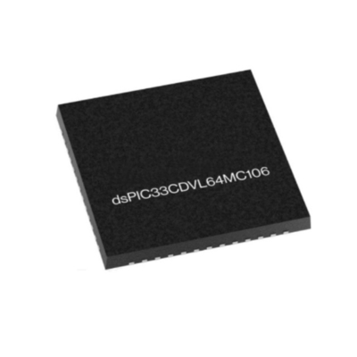 マイクロコントローラ MCU DSPIC33CDVL64MC106-I/M8 2コア 16ビット 100MHz デジタル信号コントローラ