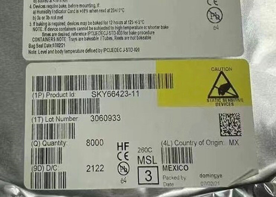 LPWANIoTアプリケーションのためのIoTチップSKY66423-11 RFフロントエンドモジュール