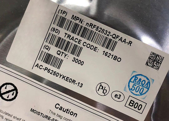 BT IC NRF52832 2.4GHz 多機能BT低エネルギー5.4 SoC QFN-48 マルチプロトコル SoC