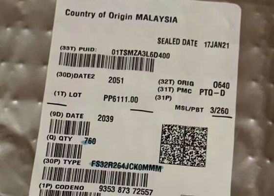 マイクロコントローラ MCU FS32R264JCK0MMM 高性能レーダー用32ビットマイクロコントローラ