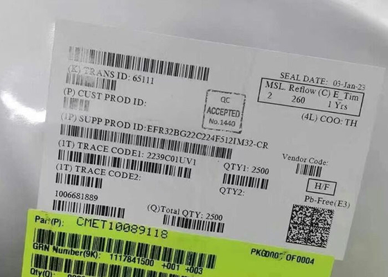 ワイヤレス通信モジュール EFR32BG22C224F512IM32-CR 高性能2.4GHzワイヤレスゲッコ SoC