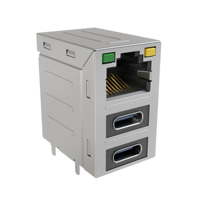 RJE36188324CHコネクタ モジュール式ジャック 8POS RJE36シリーズ コンボスタックコネクタ