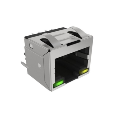 RJE881882140 コネクタ 低プロフィール 垂直 RJ45 EMI-静かなモジュール式ジャック コネクタ