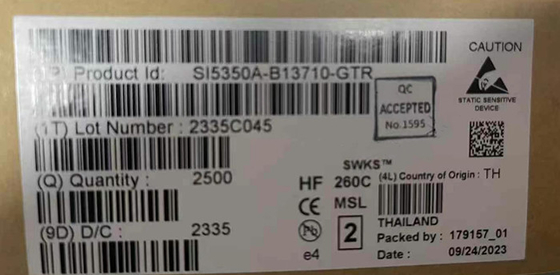 SI5350A-B13710-GTR 集積回路チップ CMOS 時計生成器 10-MSOP