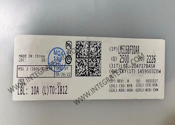 LM5168FDDAR フライバックTMコンバータ能力を持つ統合回路チップステップダウンコンバータ