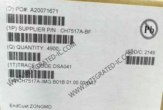 CH7517A 集積回路チップ 低電源ディスプレイ ポートからVGA変換器 QFN-40