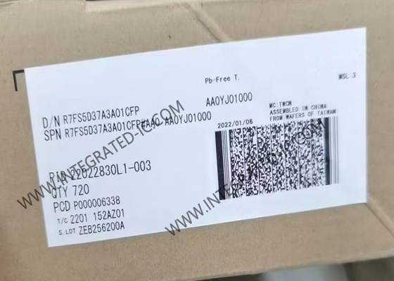 マイクロコントローラーMCU R7FS5D37A3A01CFP 32ビットシングルコア 120MHz 512KBフラッシュMCU