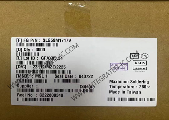 SLG59M1717V 集積回路チップ グリーンFET シングルNチャネルロードスイッチ STQFN-16