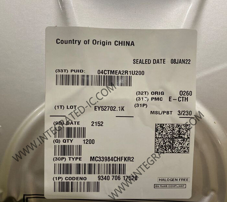 MC33984CHFKR2 集積回路チップ 負荷ドライバー IC 電源配送スイッチ