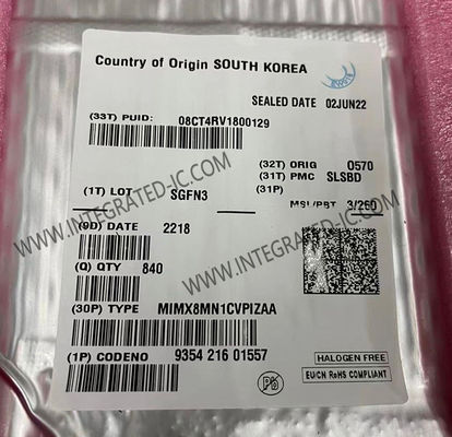 MIMX8MN1CVPIZAA マイクロコントローラ MCU 2コア 64ビット i.MX8MN マイクロコントローラ IC FCBGA-306