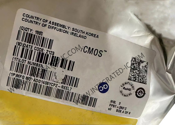 ADG1408YCPZ 集積回路チップ 4Ω 8 - チャネルiCMOS マルチプレクサー LFCSP-16