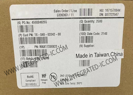 MAX17330X22 統合回路チップ 統合精密充電器と保護装置付き スタンドアロング燃料計