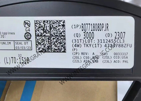 BQ771808DPJR 統合回路チップファミリー 2-5S 内部遅延タイマー付きの過電圧保護