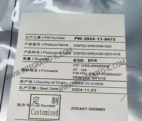 多重プロトコルの無線通信モジュールESP32-WROOM-32D WiFi BT MCUモジュール