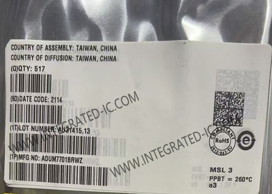 ADUM7701BRWZ 集積回路チップ 16ビット シグマデルタモジュレーター