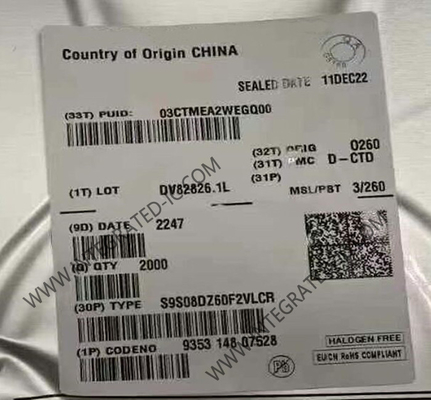 S9S08DZ60F2VLCR マイクロコントローラー MCU 40MHz 8ビット マイクロコントローラ IC LQFP-32 8ビット MCU