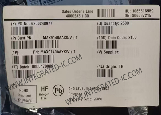MAX9140AAXK 統合回路チップ 40ns シングルチャネル高速比較器 SC-70-5