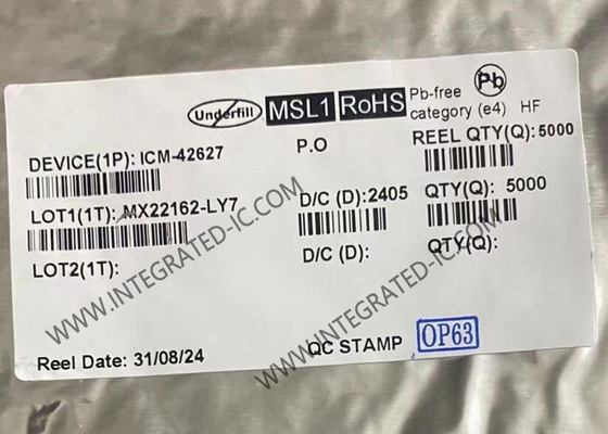 ICM-42627 センサーIC 高性能6軸モーショントラッキングIMU エアモーションライブラリ