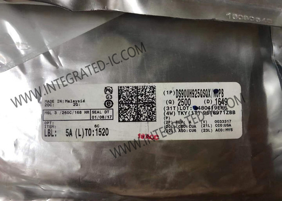 DS90UH925QSQX 統合回路チップ 24 ビット カラー FPD リンク III シリアライザー