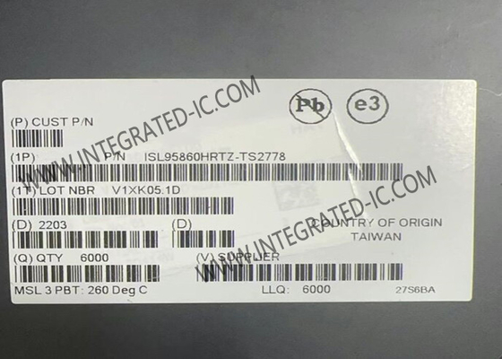 ISL95860HRTZ 統合回路チップ 多相IMVP9コントローラ TQFN-32