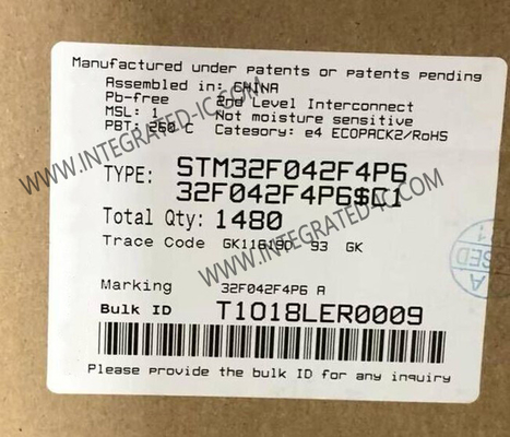 STM32F042F4P6 マイクロコントローラー MCU メインストリームアーム コルテックス-M0 USBライン MCU TSSOP-20