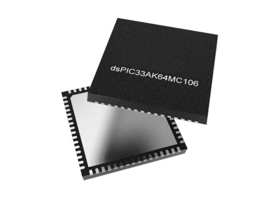 DSPIC33AK64MC106-E/M7 マイクロコントローラー MCU 32ビット DSC VQFN-64 デジタル信号コントローラ