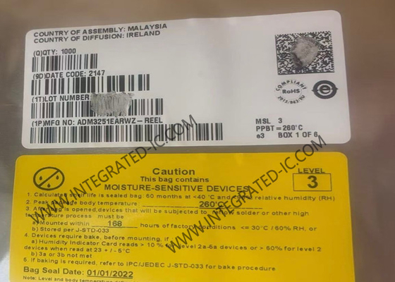 集積回路の破片ADM3251EARWZは単一チャネルRS-232ライン・ドライバ隔離した