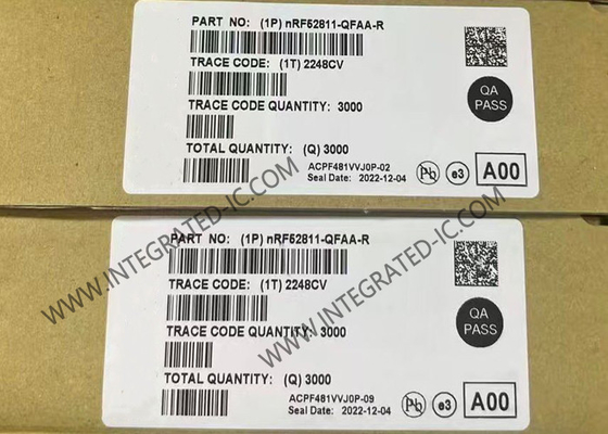 NRF52811-QFAA-R BT IC 2.4GHz 低エネルギー BT 5.4 SoC QFN48 BT 5.4 システム・オン・チップ
