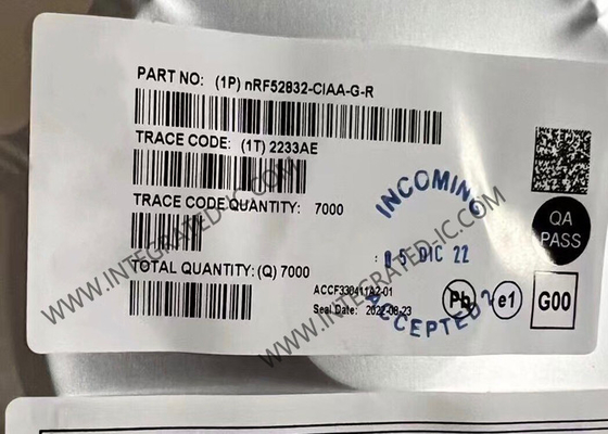 NRF52832-CIAA-G BT IC バースタイル BT 5.4 SoC WLCSP50 マルチプロトコルシステムオンチップ