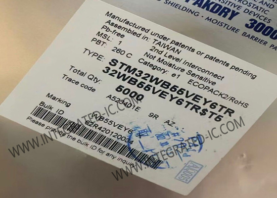 STM32WB55VEY6TR マイクロコントローラー MCU 2Mbps マルチプロトコル 無線 32ビット MCU WLCSP100