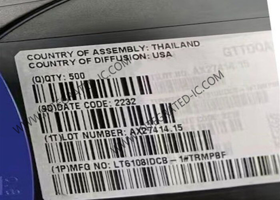 LT6108IDCB-1 集積回路チップ 参照と比較器用 高横流感感増幅器