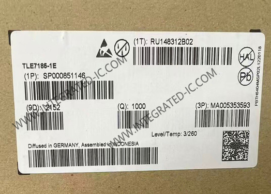 TLE7185-1E 統合回路チップ 80mA ゲートドライバーIC 3フェーズブリッジドライバーIC