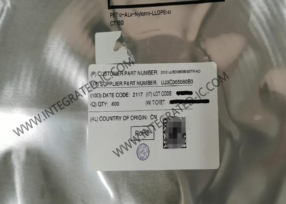 統合回路チップ UJ3C065080B3 25A Nチャネル SiC FET トランジスタ TO-263-3