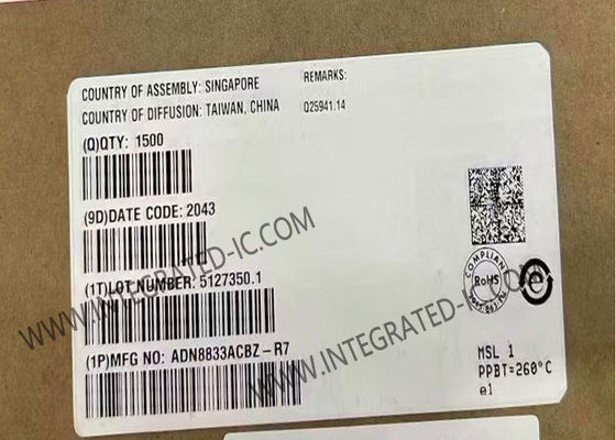 集積回路チップ ADN8833ACBZ 1A 熱電冷却装置 ドライバ WFBGA25