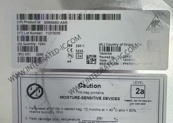 SI8660BD-ASR 集積回路チップ 5000Vrms 6チャンネルデジタルアイソレータ SOIC16