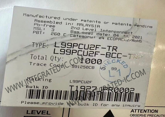 L99PCU2F 集積回路チップ 車載コンピュータボード IC LQFP64 高密度リードフレーム