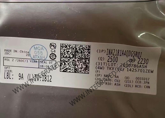 INA2181A4QDGSRQ1自動車二方向の電圧出力現在感覚のアンプ