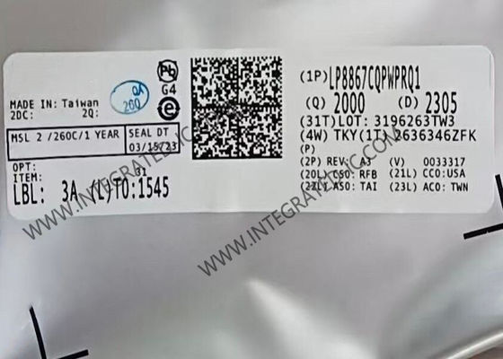 集積回路チップ LP8867CQPWPRQ1 120mA 4チャンネル車載LEDドライバ