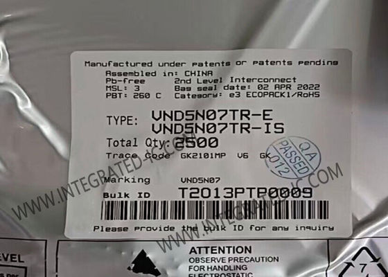 VND5N07TR 集積回路チップ OMNIFET II 完全自己保護型パワーMOSFETトランジスタ