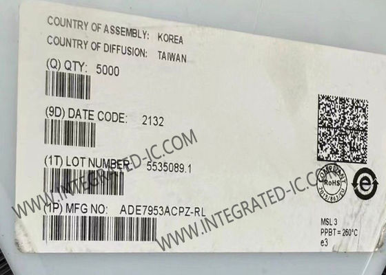 ADE7953ACPZ 統合回路チップ 単相多機能計測IC 中性電流測定