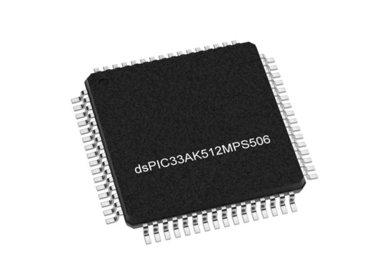 DSPIC33AK512MPS506-I/PT マイクロコントローラー MCU デジタル信号コントローラ 32ビット DSPIC33A DSC