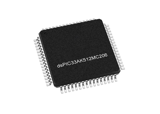 DSPIC33AK512MC206-I/PT マイクロコントローラー MCU 200MHz 32ビット DSC、512KB フラッシュプログラムメモリ搭載