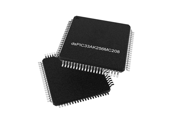 DSPIC33AK256MC208T-I/PT マイクロコントローラー MCU 高帯域 DSPIC33A コア 32ビットデジタル信号コントローラー