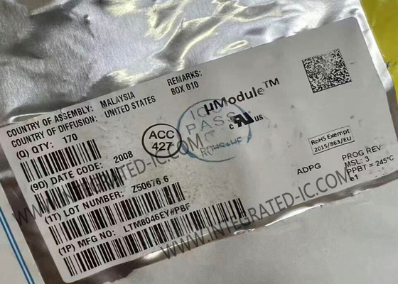 LTM8046EY 集積回路チップ 550mA 単離 DC DC μモジュール変換器 BGA51