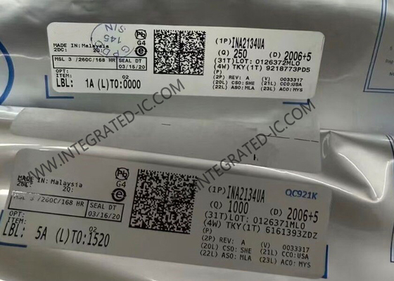 INA2134UA 集積回路チップ オーディオ・ディフェリエンシャル・ライン受信機 SOIC14 オーディオ・IC