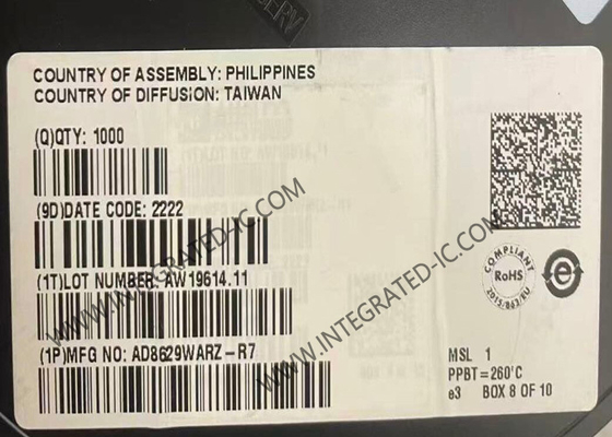 AD8629WARZ 集積回路チップ バイアス電流オペアンプ SOIC8 オペアンプ