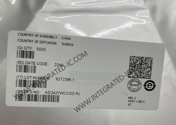 統合回路チップ AD2427WCCSZ 32チャネル自動車オーディオトランシーバー